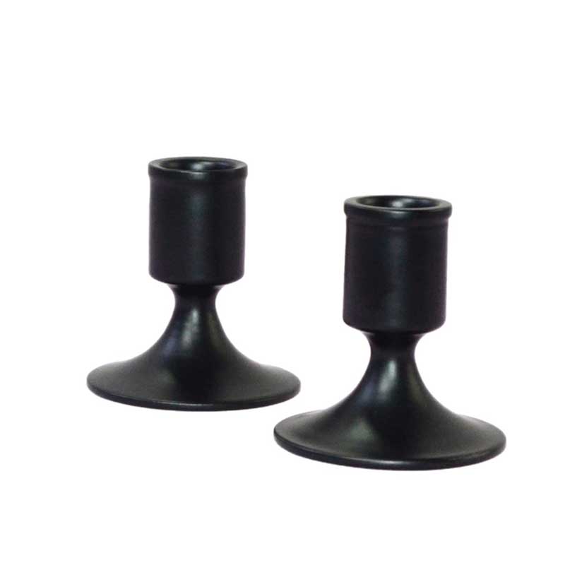 Black Candle Holder