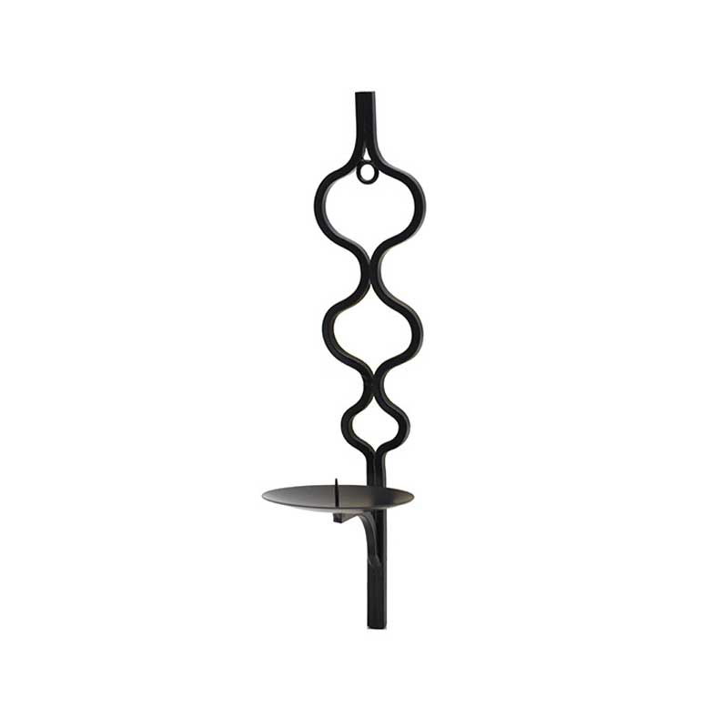Nordic Wall-Mounted Iron Candlestick