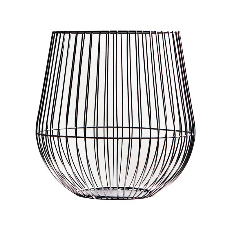 Nordic Style Minimalist Black Iron Candle Holder / Lantern