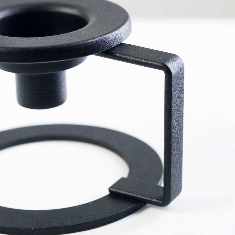 Nordic Minimalist Geometric Metal Single-Head Candle Holder Size:11.3*7.5cm 2