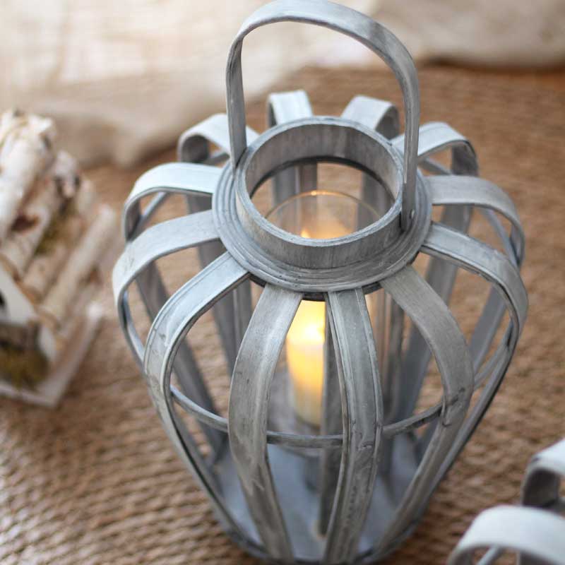 Rustic Farmhouse Wooden Lantern Candle Holder Size:27*46cm 3