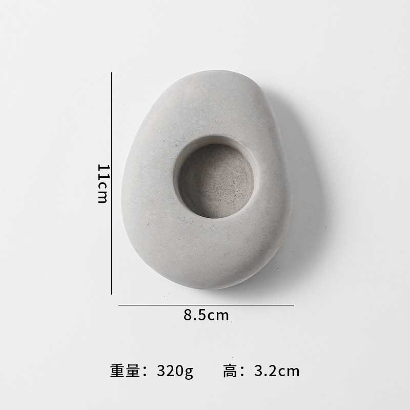 Concrete candle holder Color:Grey