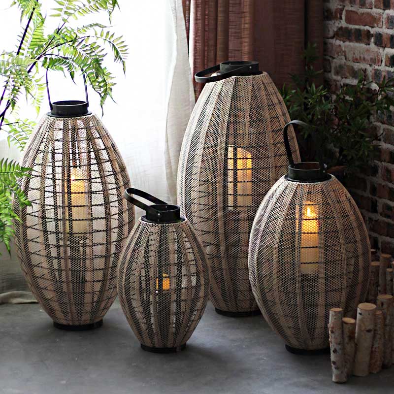can you put a real candle in a lantern