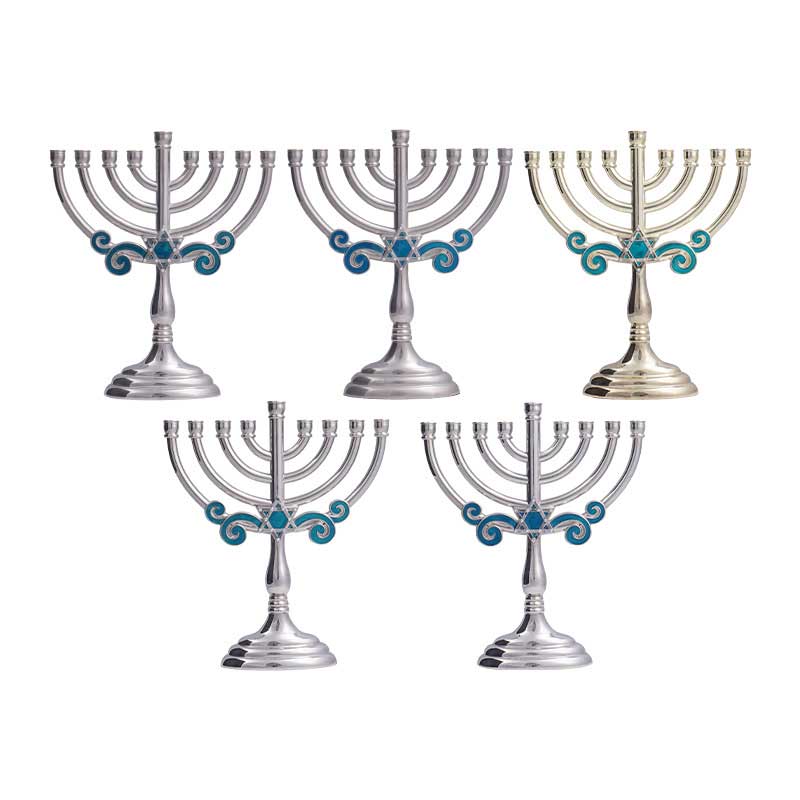shabbat candle holders 9 arms