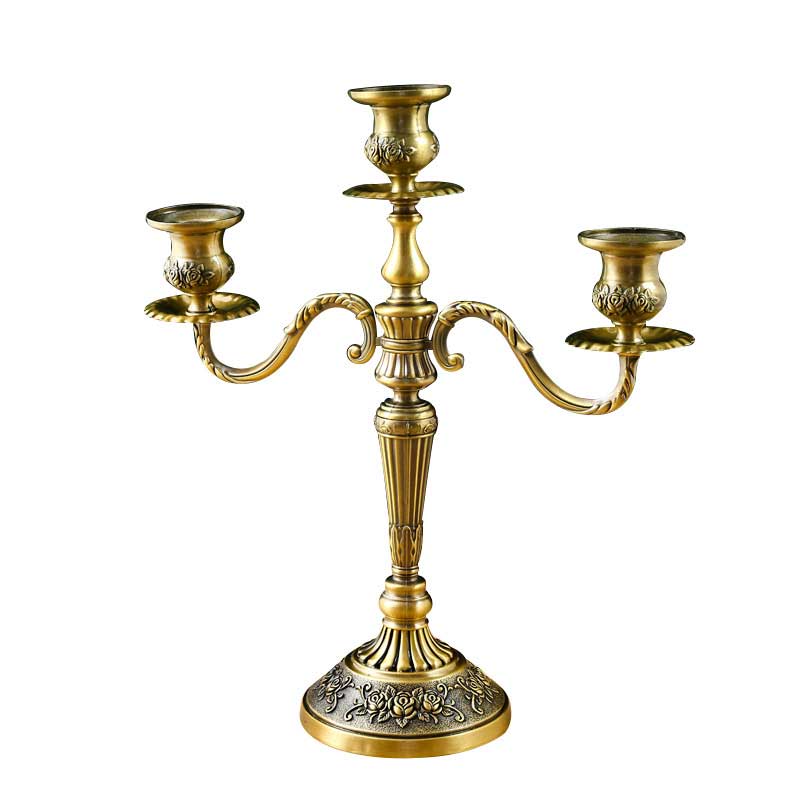 vintage Brass candelabra 3 arms