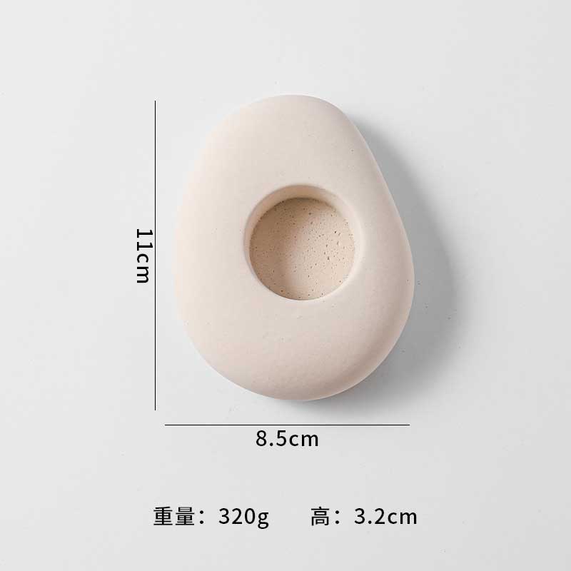 Concrete candle holder Color:Light Pink