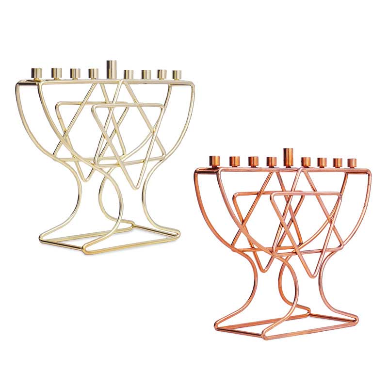 shabbat candle holders 9 arms