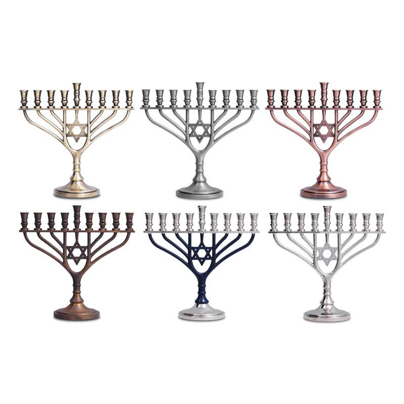 shabbat candle holders 9 arms