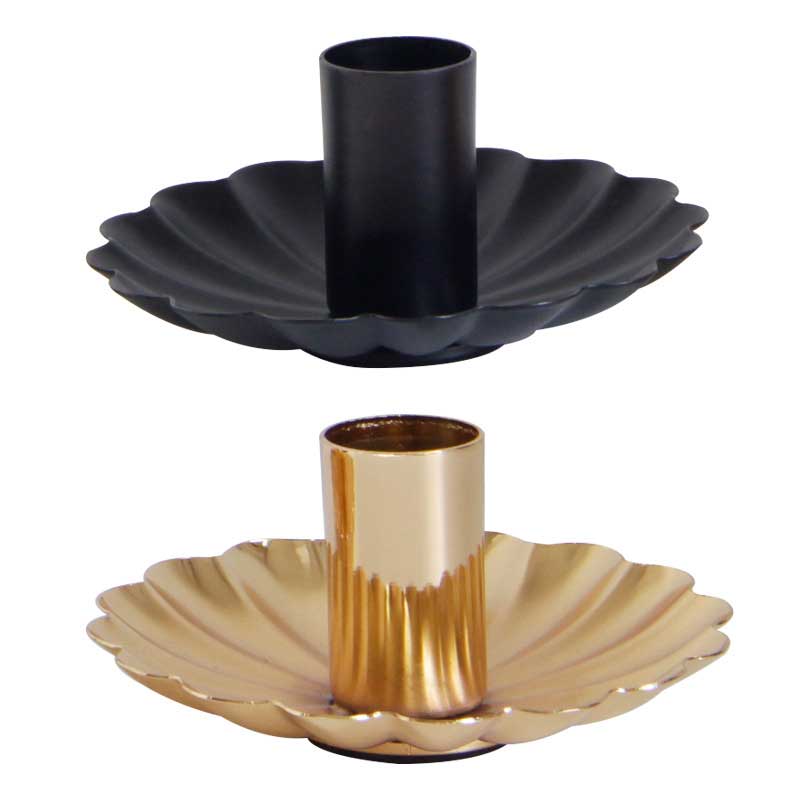 Nordic Style Petal Wrought Iron Candle Holder，