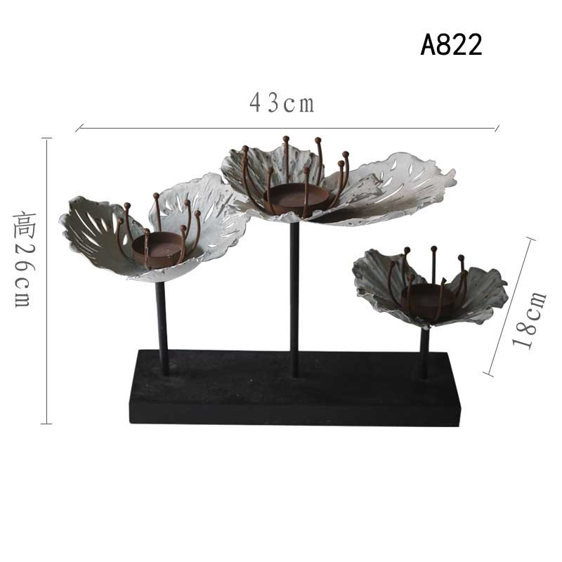 Vintage Lotus Candle holder Color:Default 1