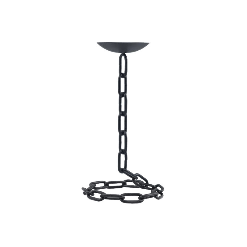 iron candle holder stake chain
