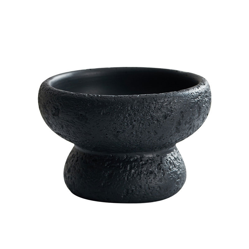 Cement Candle Cup Mini Premium Volcanic Stone Romantic Scented Cup Candle Holder Base