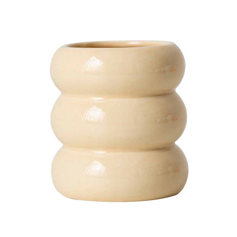 Ins Style Macaron Color Ceramic Scented Candle Jar
