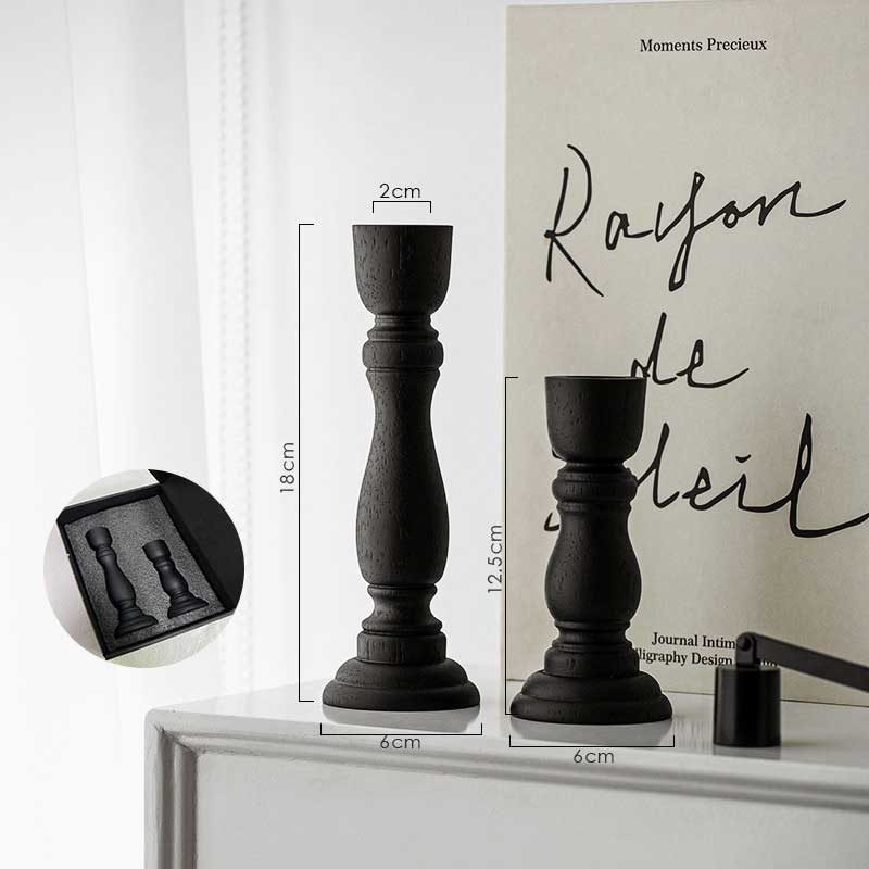 Candle Holder Color:Black 4