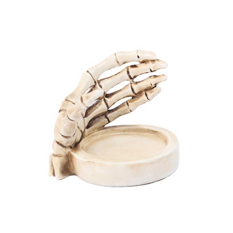Halloween Skeleton Hand Resin Candle Holder