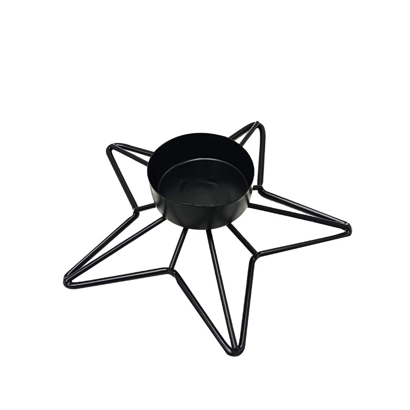 metal Pentagram candle holder