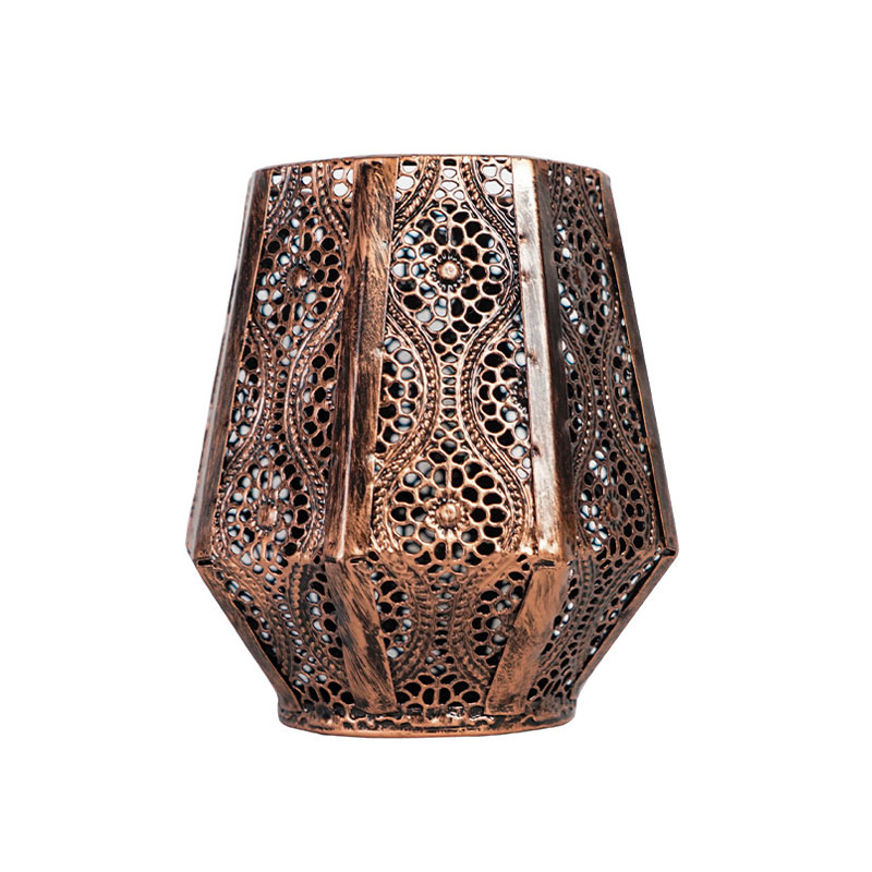 Retro Moroccan Hollow Candle Holder