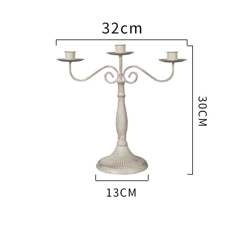 candle holder 5 arms Color:3 arms 3