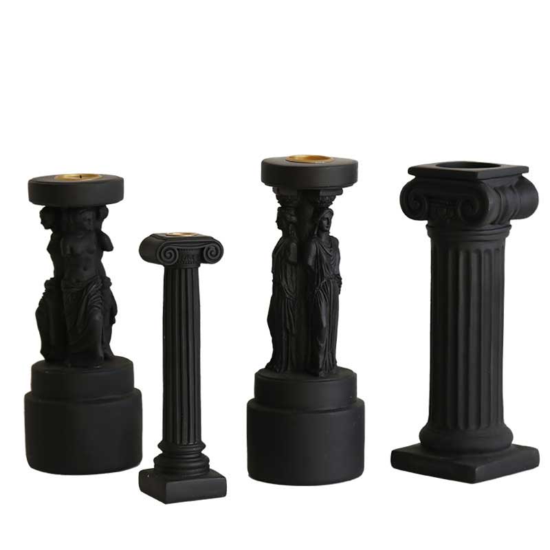 Greek European Sophia Venus Goddess Statue Roman Column Scented Candle Holder
