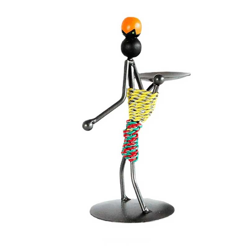 American-style Personalized Iron Man Candle Holder