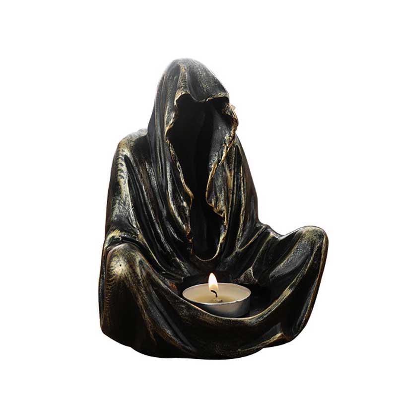 Wizard Candle Holder - Gothic Style Creative Resin Ornament