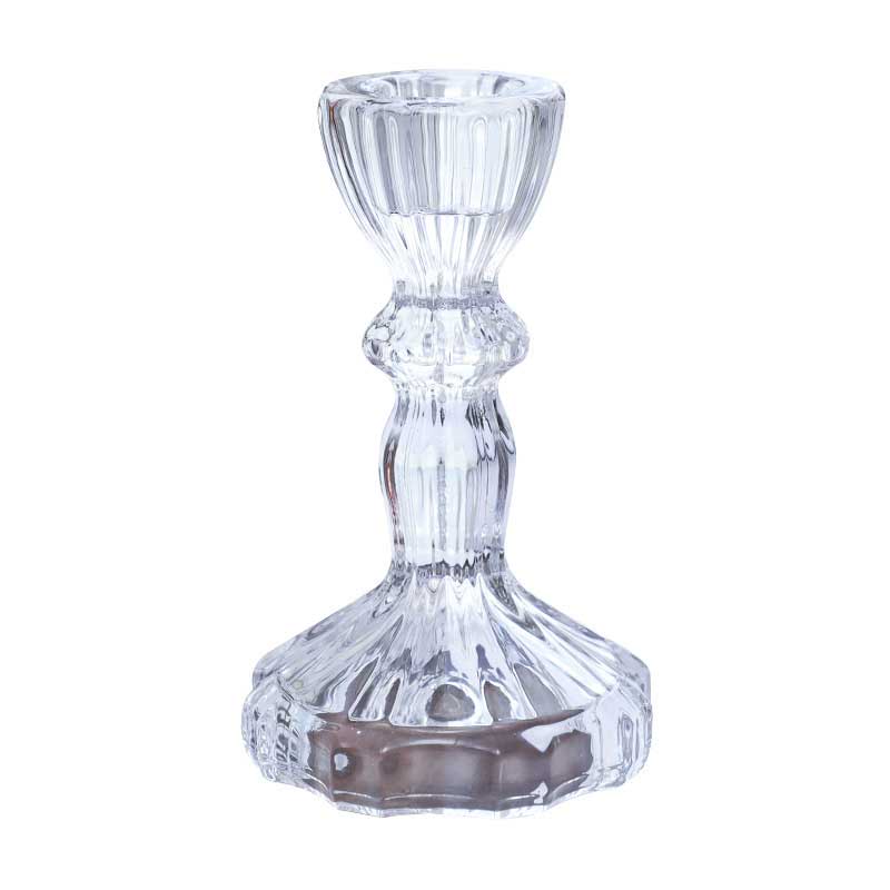 Crystal Glass Candle Holder