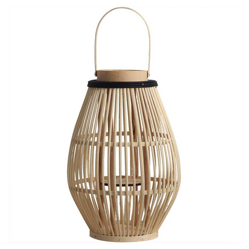 Handmade Woven Bamboo Lantern Candle Holder