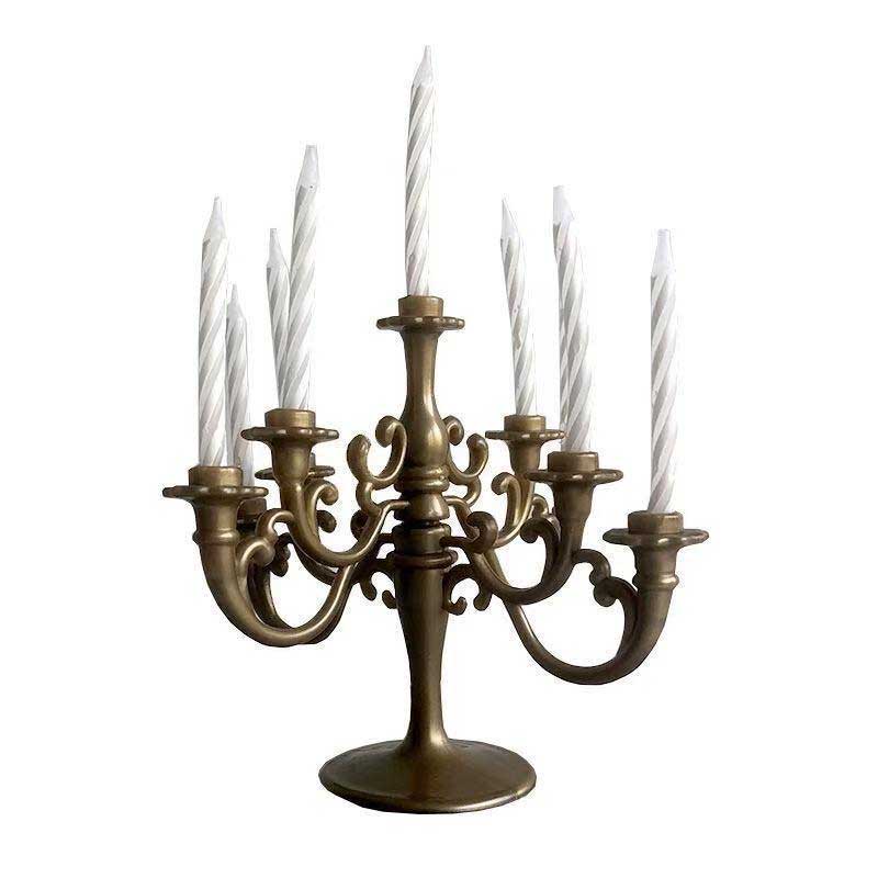 Mini Vintage Palace Decorative Cake Candelabra Holder