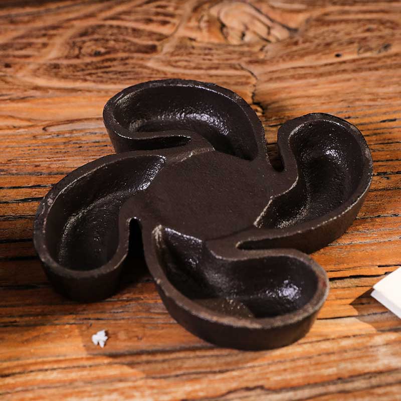 Vintage Metal Cast Iron Windmill-Shaped Candle Holder Color:Windmill  2