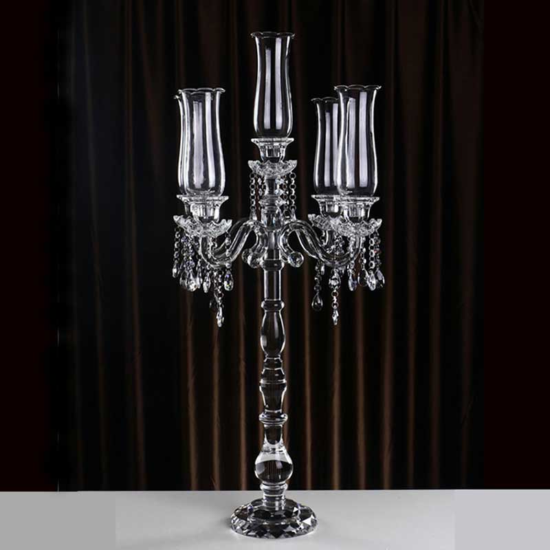 Five-Headed Crystal Candelabra Style:Style1 1