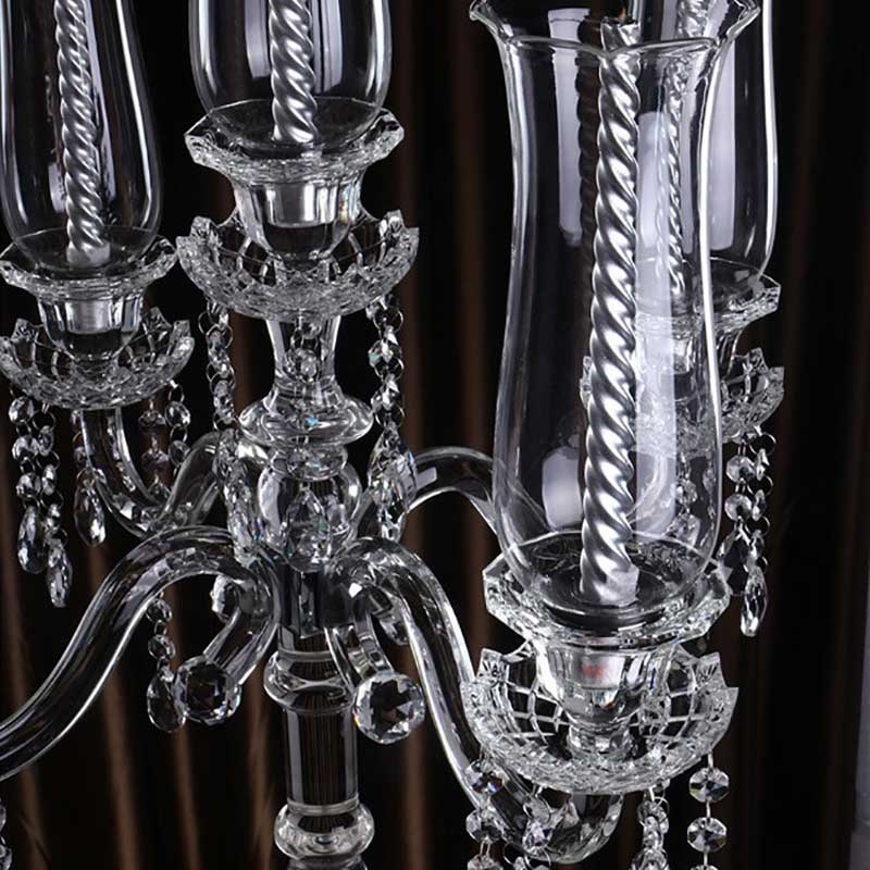 Five-Headed Crystal Candelabra Style:Style1 2