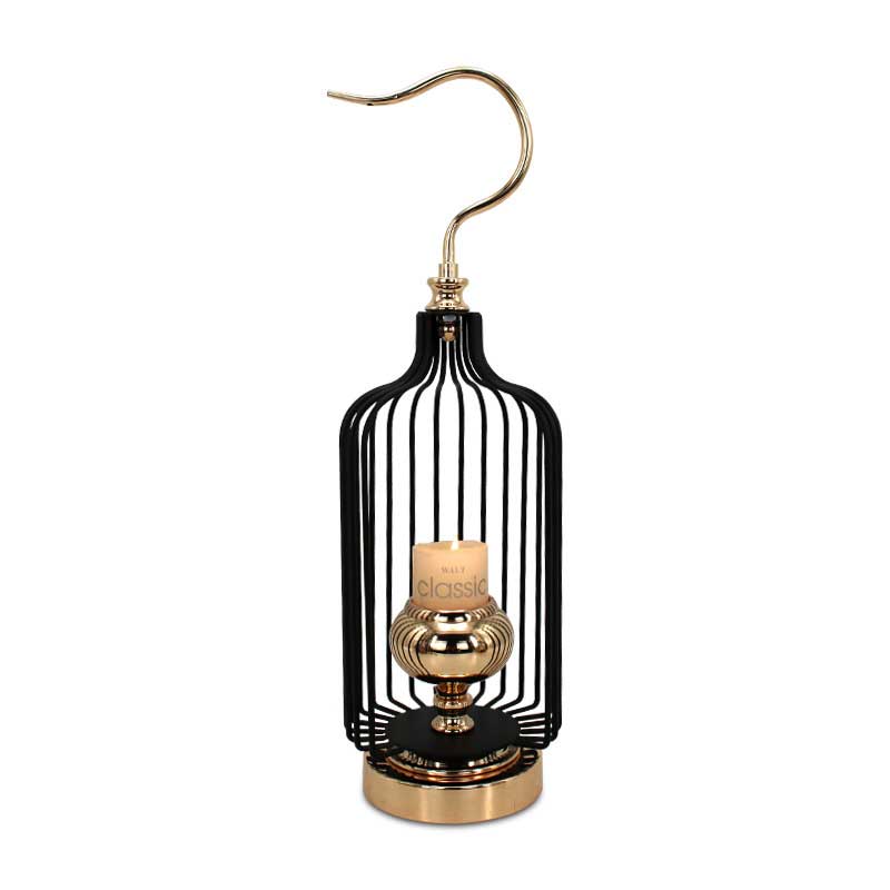 Light Luxury Iron Birdcage Candlestick Set of 3 12*50cm
