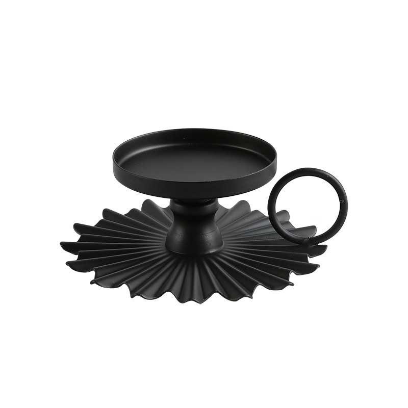 Minimalist Retro Iron fan Candle Holder