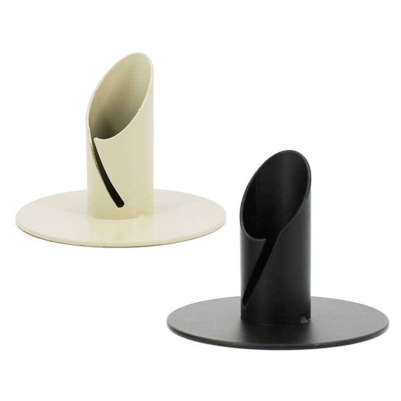 Modern Creative Slanted-Top Iron Candle Holder with Fixing Slit