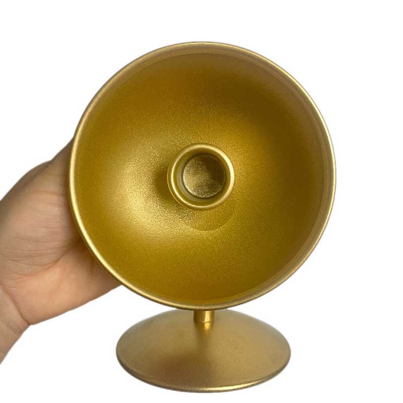 Long Nordic Wrought Iron Wall Sconce Candle Holder Color:Golden 1