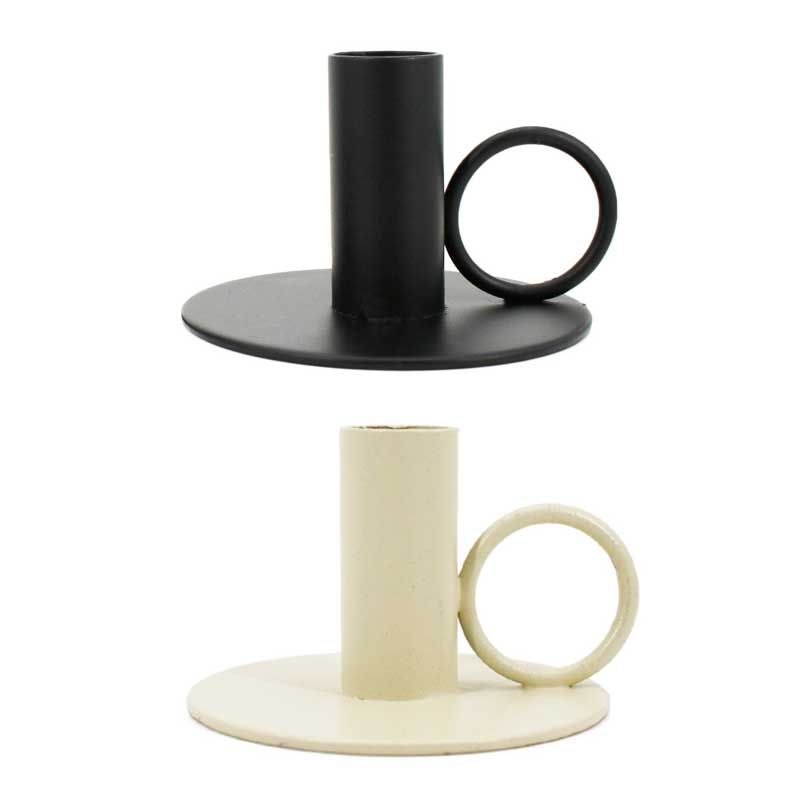 Minimalist Iron Candle Holder