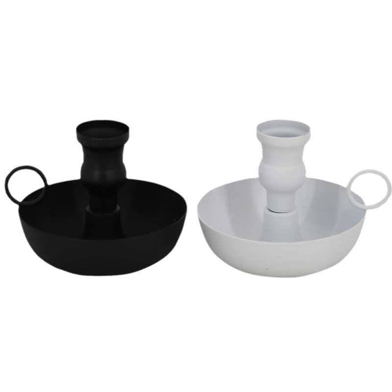 candle holder Style:Style1;Color:Black