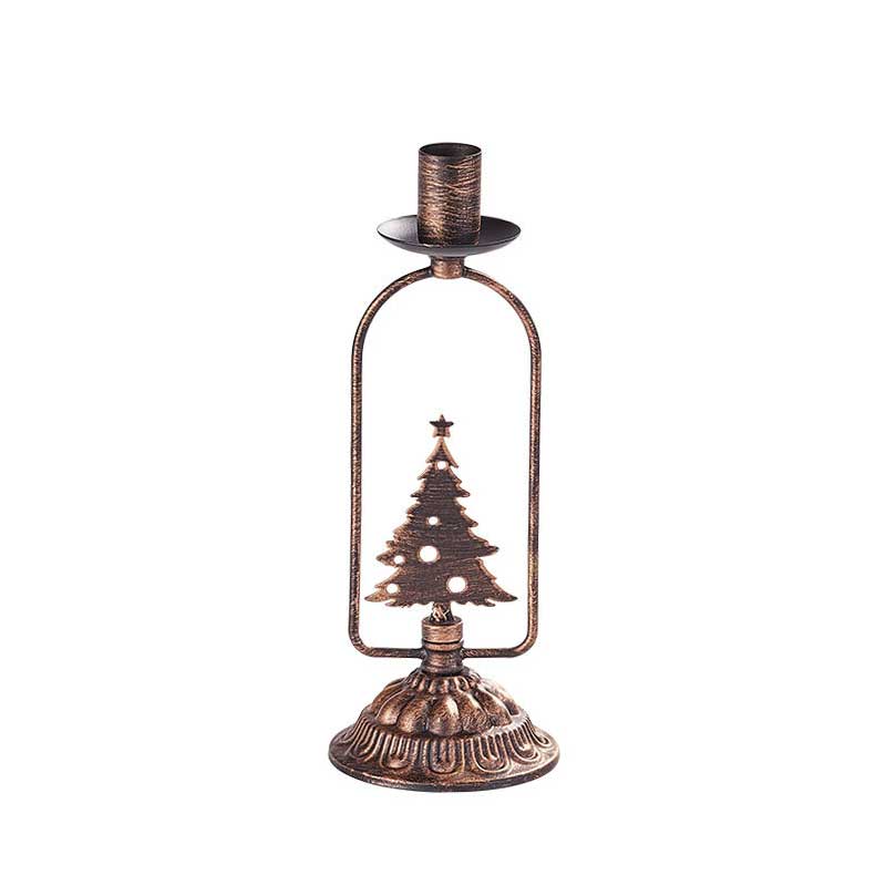 Antique Christmas Iron Candle Holders Christmas tree