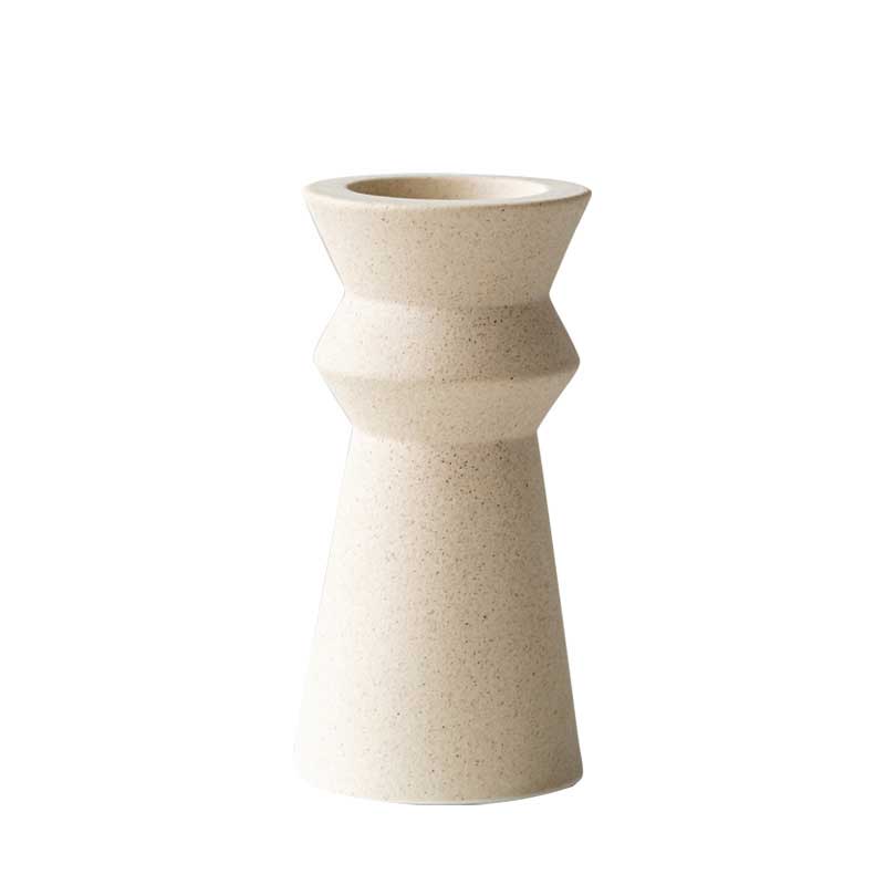 Minimalist Geometric Ceramic Candle Holder
