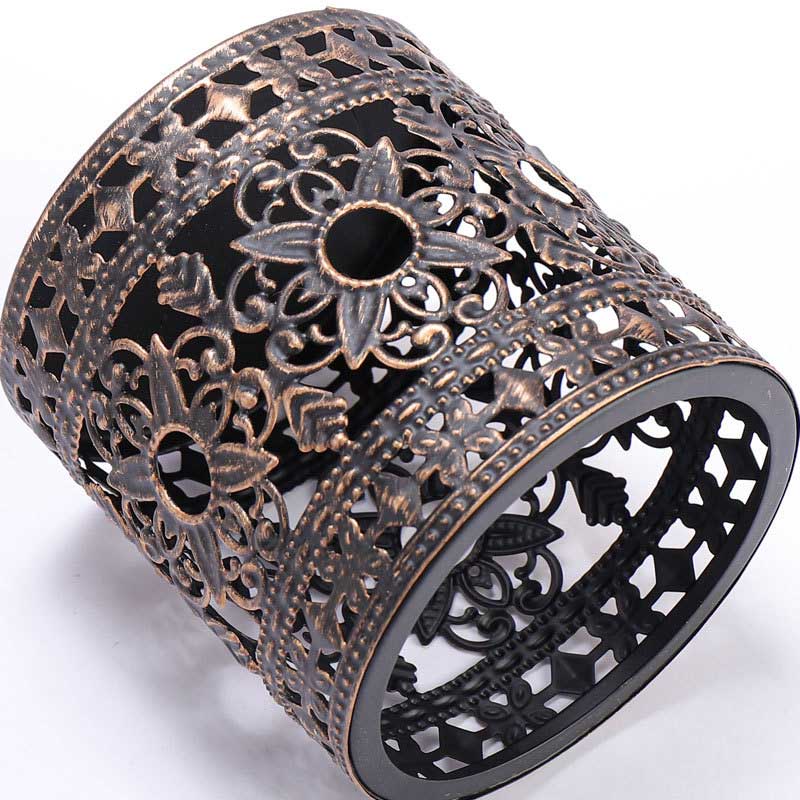 hollow candle holder Color:Golden 3