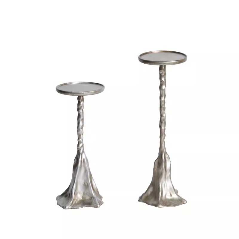 Molten Lava Art Resin Candlestick,Creative Taper Candle Stand