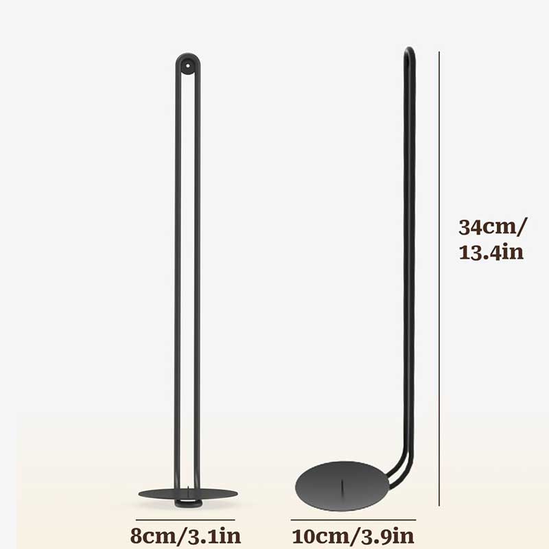 Minimalist Iron Wall-Mounted Candlestick Holder With Spike Color:Sconces 2