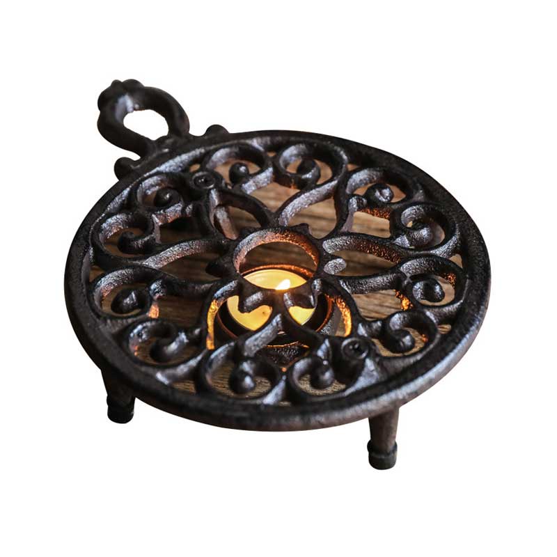 Cast Iron Tealight Candle Holder