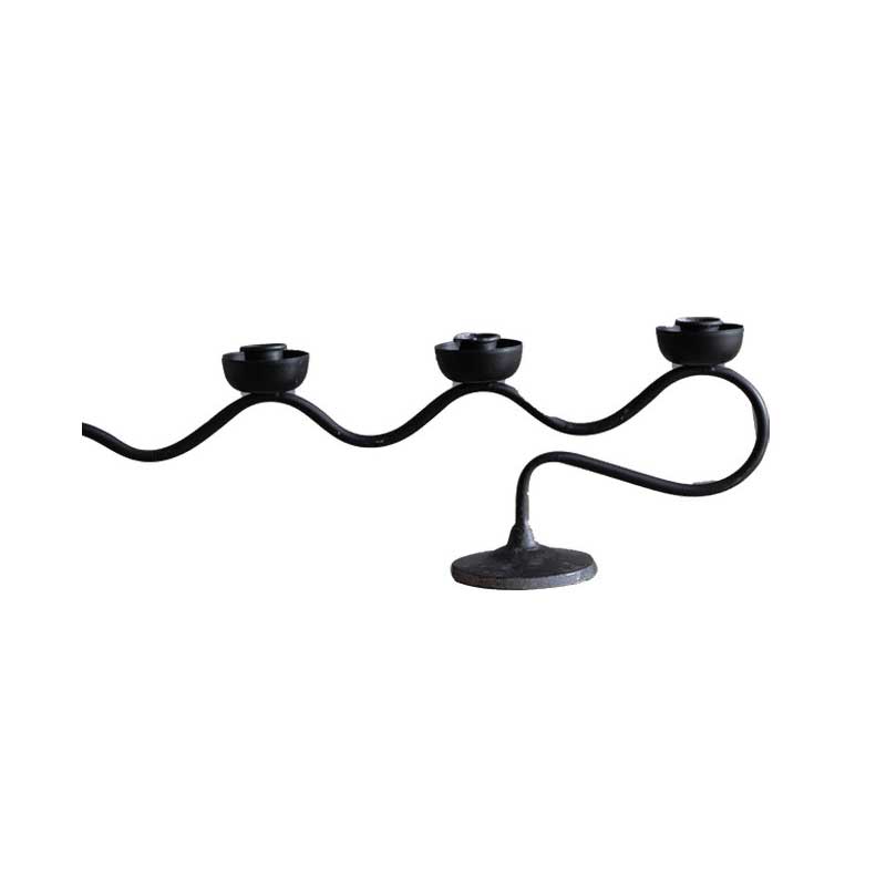 Modern Minimalist Tree Branch Candlestick Holder (3-Head)