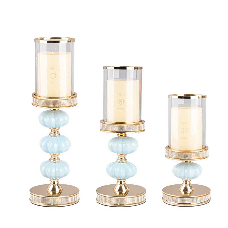 European Luxury Crystal Candlestick Set