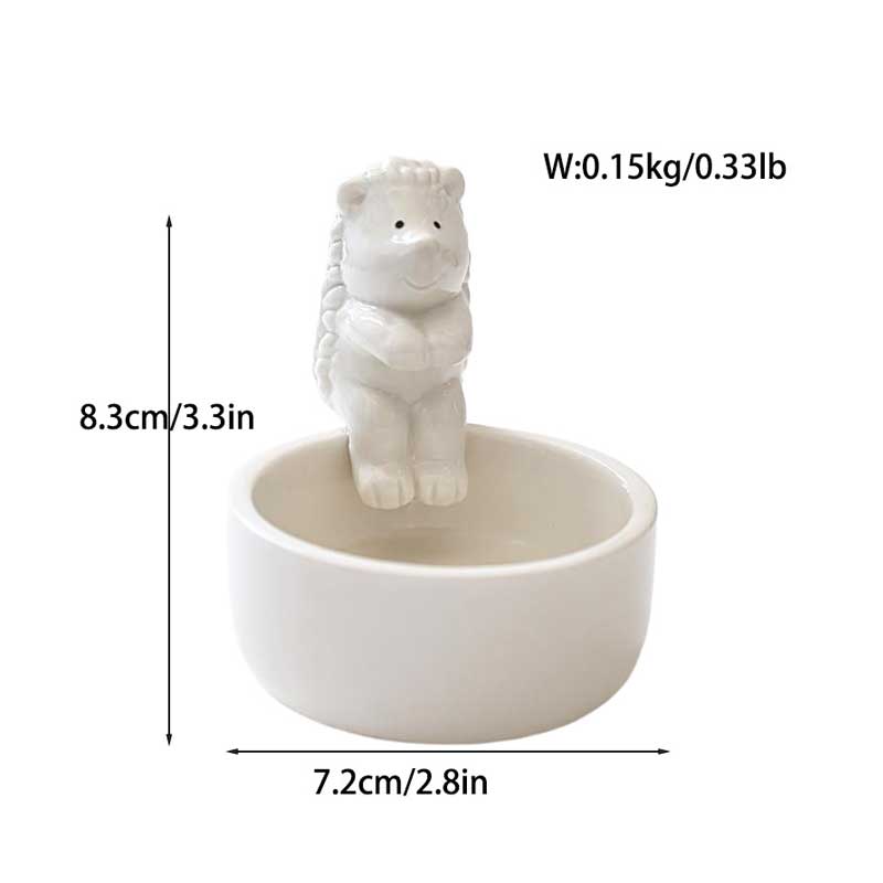 Creative Ceramic Animal & Character Candle Holders (6 Styles Available) Color:Lion