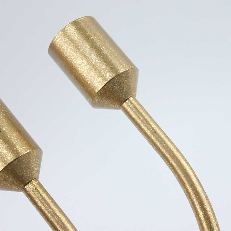 Vintage Iron 5/7-Head Candle Holder ,floral bas-relief carvings Size:23*23*26.5cm,LCK 2