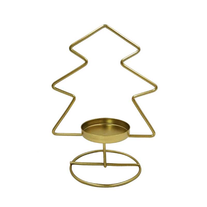 Metal Christmas Tree / Star Candle Holder