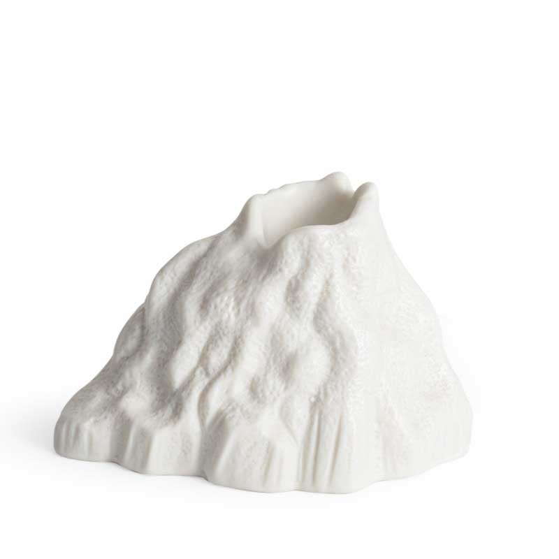 Ceramic Rock Mountain Candle Holder