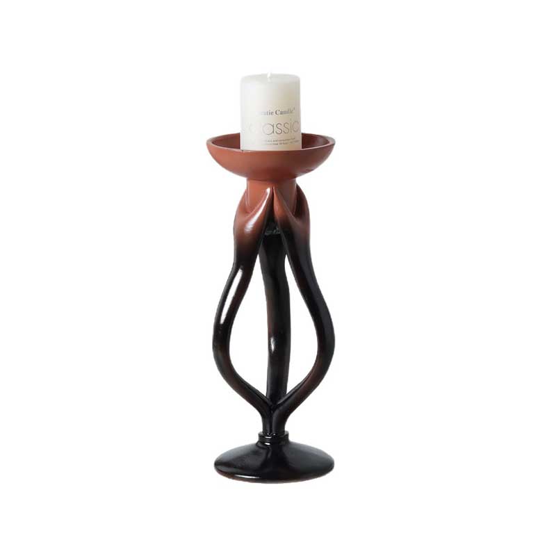 Praying Hands Resin Candle Holder